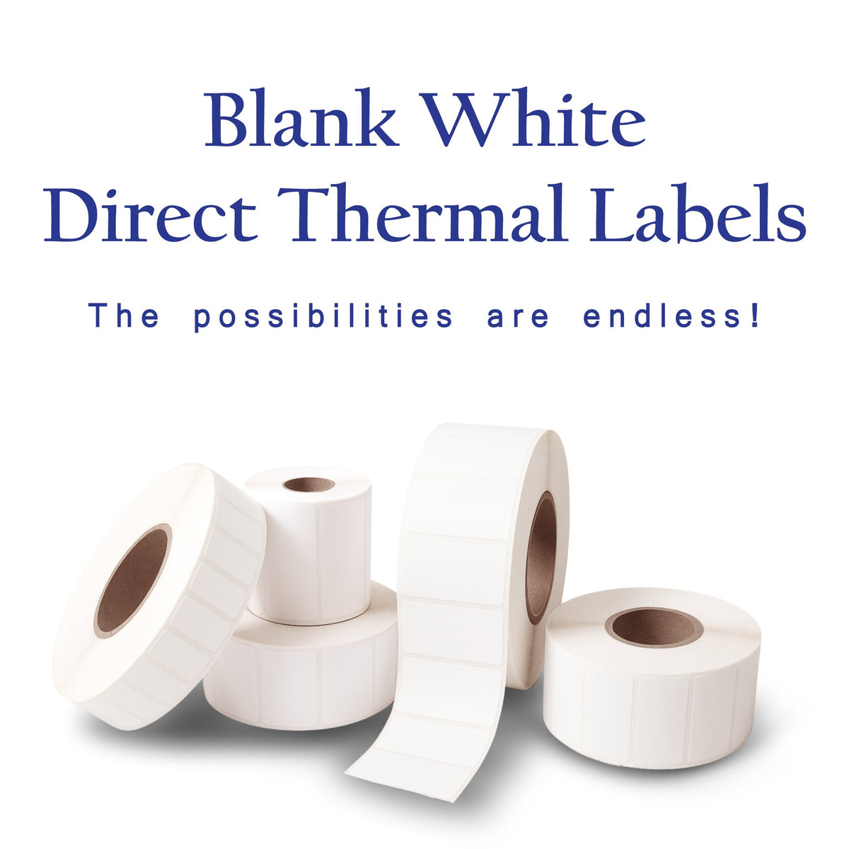 Blank White Direct Thermal Labels