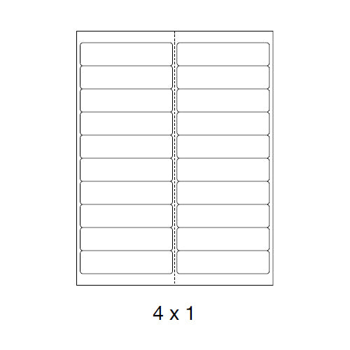 Sheeted Laser Labels 4