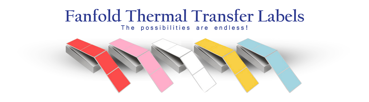 Fanfold Thermal Transfer Labels