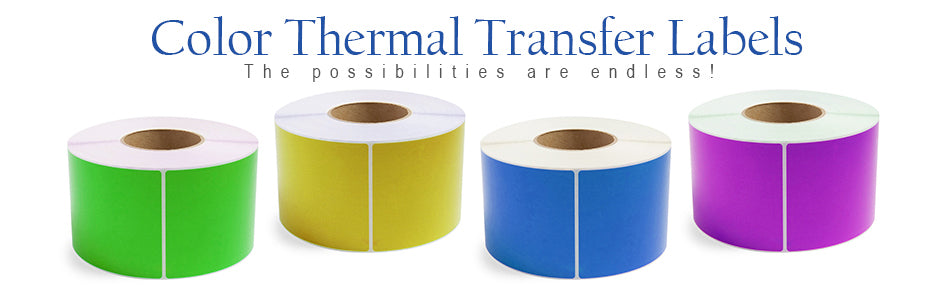 Blank Color Thermal Transfer Labels