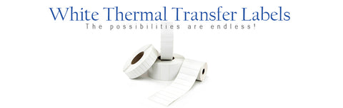 White Thermal Transfer Labels