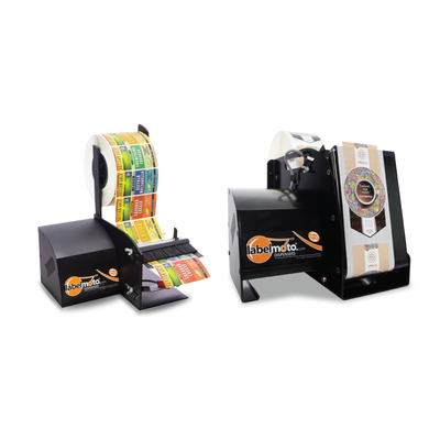 Electric Label Dispensers, Re-Winders and Applicators