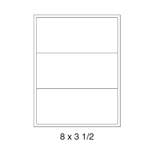 Sheeted Labels 8" x 3.5"